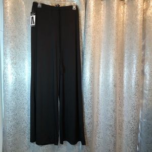 New Directions Black Wide Leg Palazzo Pants